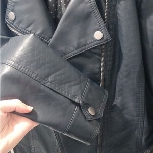 Vegan moto jacket